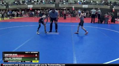 75 lbs Quarterfinal - Sawyer Ryks, Berge Elite Wrestling Academy vs Collin Ysquierdo, Askren Wrestling Academy