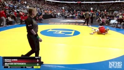 150-3A Quarterfinal - Royce Uhrig, Gunnison vs Brayden Betsworth, Eaton