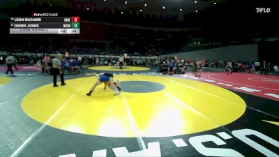 6A Boys 120 lbs Cons. Round 2 - Derek Jones, McNary Boys vs Leon Richard, Barlow Boys