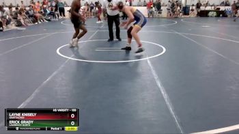 155 lbs Champ. Round 3 - Layne Knisely, Unattached vs Erick Grady, Lawrence North