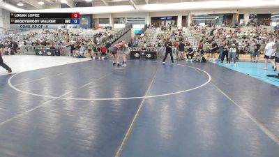 165 lbs Cons. Rd Of 16 - Logan Lopez vs BrodyBrody Walker, Defiant Wrestling Club