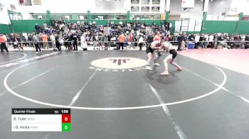 145 lbs Quarterfinal - Billy Tyler, Brentsville vs Owen Hicks, Fonda-johnstown