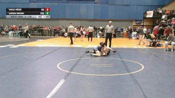 2 - 120 lbs Quarterfinal - Kale Hess, Virginia H.S. vs Aiden Swink, Strasburg