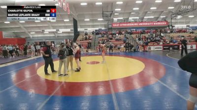 145 lbs Round 4 (12 Team) - Charlotte Gilfoil, Lock Haven University vs Marthe Leplante Brady, Brock Univeristy