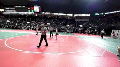 85 lbs Cons. Semi - Aris Sewell, FSJ3 vs Jax Ayars, MIRA