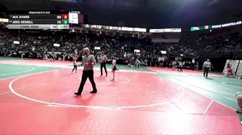 85 lbs Cons. Semi - Aris Sewell, FSJ3 vs Jax Ayars, MIRA