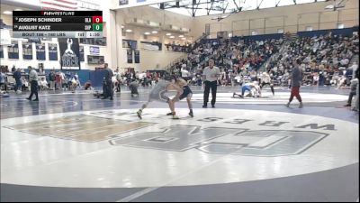160 lbs Round Of 32 - Joseph Schinder, Blair Academy vs August Katz, Seton Hall Prep