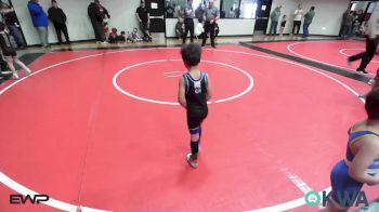 45 lbs Final - Dante Perez, Tiger Trained Wrestling vs ZaKyan McKeefer, Checotah Matcats