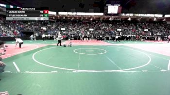 60 lbs Champ. Round 1 - Rylee Deckard, CPWA vs Laiklin Evers, PHW3