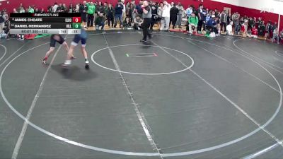 132 lbs Cons. Round 2 - Daniel Hernandez, Hilltop vs James Choate, Eldorado
