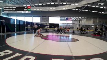 133 lbs Cons. Round 3 - Blake Dergham, Pennsylvania College Of Technology vs Kolton Kelley, Brockport