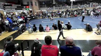 150 lbs 5th Place Match - Laithan Lawson, Orting vs Connor Crum, Seton Catholic