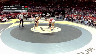 D3-157 lbs Cons. Semi - Carson Campbell, Northmor vs Rafael Gross, St. Paul