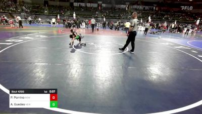 60 lbs Consi Of 8 #2 - Payton Porrino, New Milford vs Andraya Guedes, New Milford