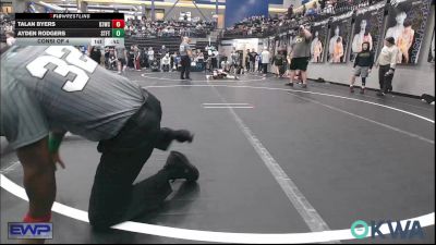 92 lbs Consi Of 4 - Talan Byers, D3 Wrestling Cluib vs Ayden Rodgers, Standfast