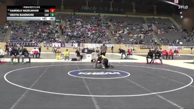 165 lbs Cons. Round 3 - Destin Basemore, Central vs Samuelu Hazelwood, Central Hardin