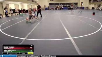 65 lbs Round 1 (6 Team) - Gage Wagen, Apple Valley vs Kayla Pastika, Owatonna