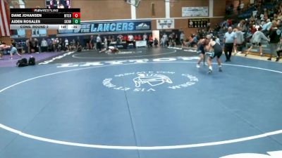 132 lbs Cons. Round 2 - Dane Johansen, Mountain Crest vs Aiden Rosales, Sky View