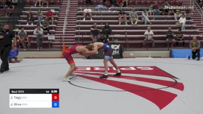 61 kg Semifinal - Julian Tagg, Ohio vs Jake Gliva, Gopher Wrestling Club - RTC