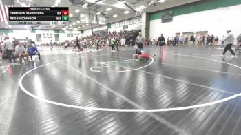 120 lbs Cons. Round 4 - Cameron Madderra, Nixa vs Regan Johnson, New Ulm Area