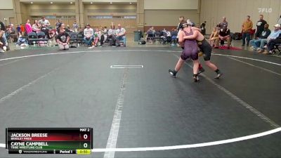 Round 1 - Cayne Campbell, Tribe Wrestling Club vs Jackson Breese, Bradley Pride