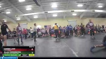 80 lbs Quarterfinal - Cayden Ladd, C2X Academy vs Elijah Washington, Eastside Youth Wrestling