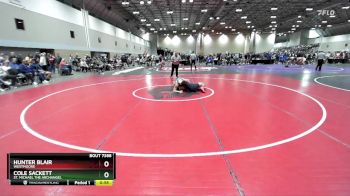 157C Quarterfinal - Cole Sackett, St. Michael The Archangel vs Hunter Blair, Westmoore