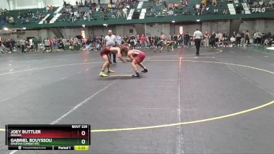 141 lbs Semifinal - Joey Buttler, Indiana vs Gabriel Bouyssou, Spartan Combat RTC