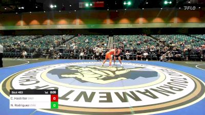 285 lbs Quarterfinal - Charley Hastriter, Oregon State vs Nico Rodriguez, Eastern Oregon University