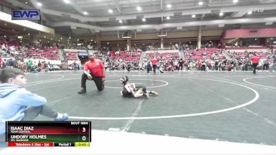 43 lbs Cons. Semi - Isaac Diaz, Team Central vs Uhdory Holmes, STL Warrior