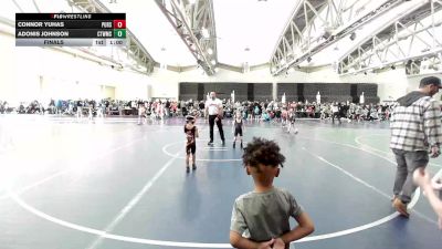 44 lbs Rr Rnd 6 - Connor Yuhas, Pursuit Wrestling Academy vs Adonis Johnson, CT Whale