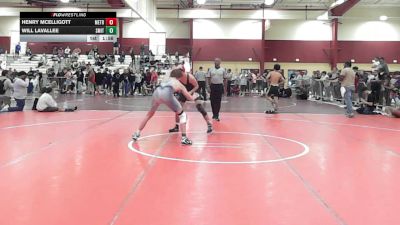150 lbs 3rd Place - Henry McElligott, MetroWest United vs Will LaVallee, Smitty's Barn (Saint John's Prep)