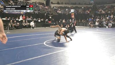 157 lbs Consi Of 8 #2 - Roman Arakelyan, Birmingham (LA) vs Aiden Chur, Granite Hills (SD)