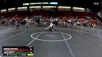 68 lbs Round 3 (8 Team) - Bowen Gardner, Pursuit WC vs Gavin Bailey, Warner Elite