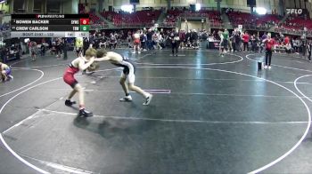 132 lbs Semifinal - Bowen Backer, Sutherland Youth Wrestling Club vs Crew Carlson, The Best Wrestler