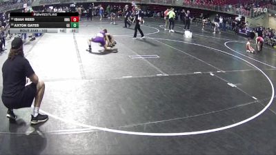 102 lbs Cons. Round 4 - Axton Gates, GI Grapplers vs Isiah Reed, Nebraska Wrestling Academy