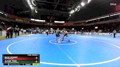 175 lbs Cons. Round 4 - Oliver Todd, Gila Ridge High School vs Silas Vickery, Red Mountain