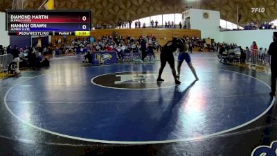 207 lbs Cons. Round 3 - Diamond Martin, Buffalo State vs Hannah Grawn, Alfred State