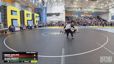 138 lbs Cons. Round 2 - Sloan Makoujy, Wilmington Friends H S vs Grant Garland, Appoquinimink