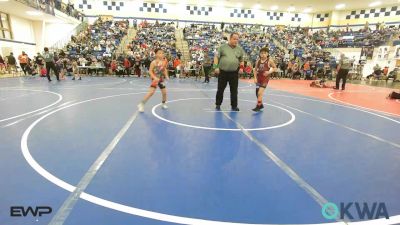 83 lbs Quarterfinal - Dallin Swan, IRONMEN Wrestling Club vs Creed Houston, Skiatook Youth Wrestling