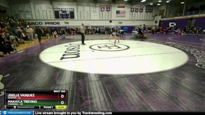 100 lbs Cons. Round 4 - Makayla Trevino, Chiawana vs Jiselle Vasquez, Wapato