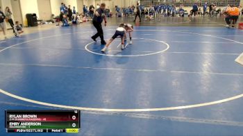 93 lbs Quarterfinals (8 Team) - Emry Anderson, Holdingford vs Rylan Brown, Z-M (Zumbrota/Mazeppa)