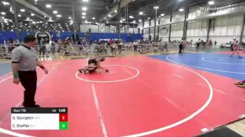 106 lbs Quarterfinal - Gage Spurgeon, Hammer Time Wrestling Academy vs Charlie Shaffer, Elite Athletic Club