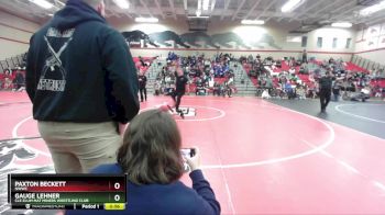 86 lbs Semifinal - Paxton Beckett, NWWC vs Gauge Lehner, Cle Elum Mat Miners Wrestling Club