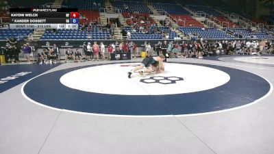 215 lbs Champ. Rd Of 64 - Kaydin Welch, New York vs Xander Dossett, Georgia
