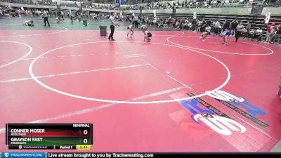 112 lbs Semifinal - Conner Moser, Wisconsin vs Grayson Fast, Minnesota