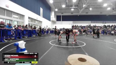 126 lbs Cons. Round 6 - Ayden Michael, Etiwanda vs Joey Whitford, Santiago (Corona)