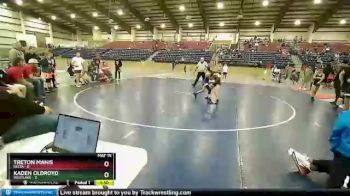70 lbs Semis & Wb (16 Team) - Treton Manis, Delta vs Kaden Oldroyd, Westlake