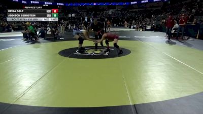 120 lbs Round Of 32 - Keira Sale, Northgate (NC) vs Addison Bernstein, Orland (NS)