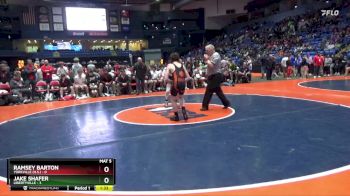 106 lbs Semis & 1st Wrestleback (8 Team) - Jake Shafer, Libertyville vs Ramsey Barton, Yorkville (H.S.)